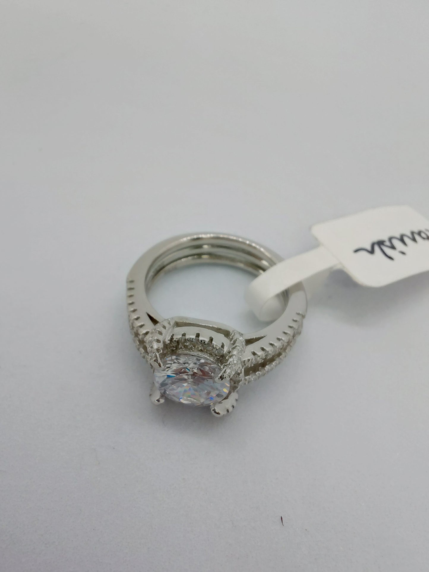 Exclusive 2 in 1 Solitaire 925 ring
