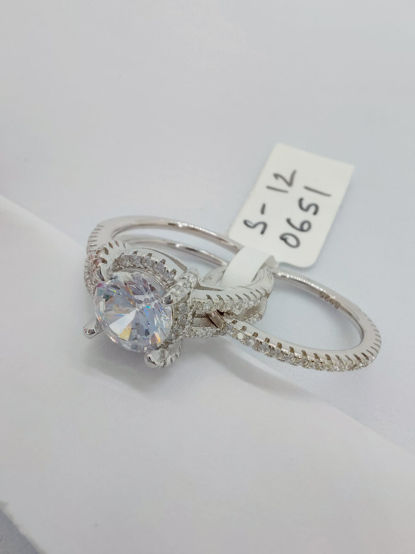 Exclusive 2 in 1 Solitaire 925 ring