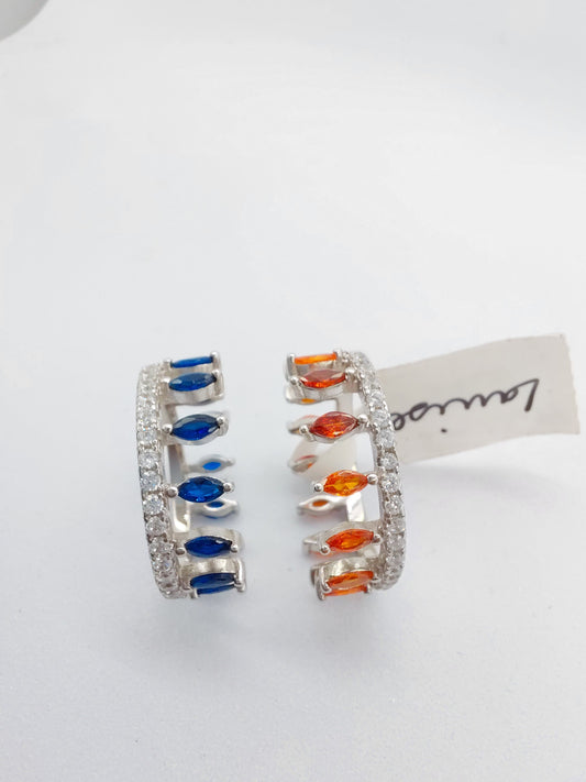 Exclusive 3 in 1 tricolour 925 ring