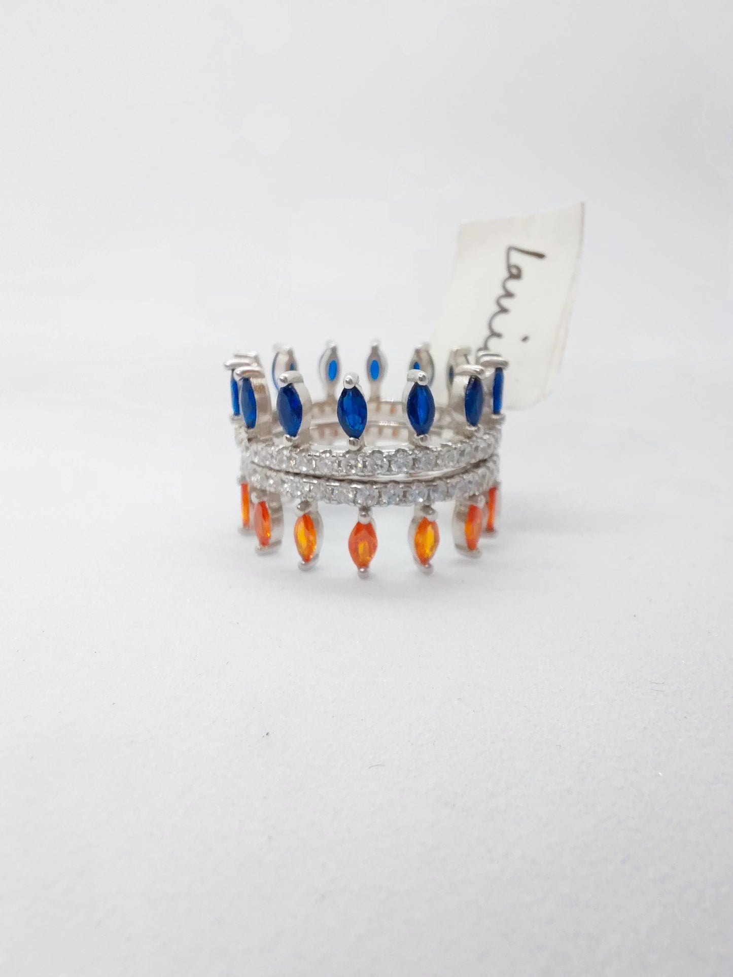 Exclusive 3 in 1 tricolour 925 ring