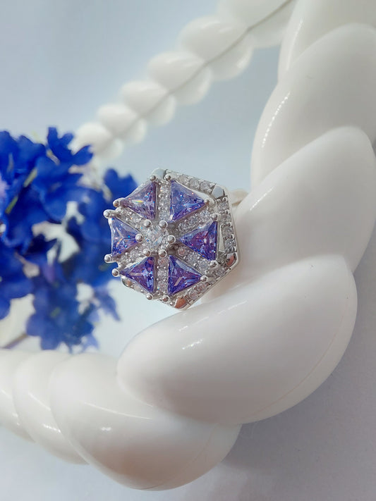 The Amethyst Snowflake ring