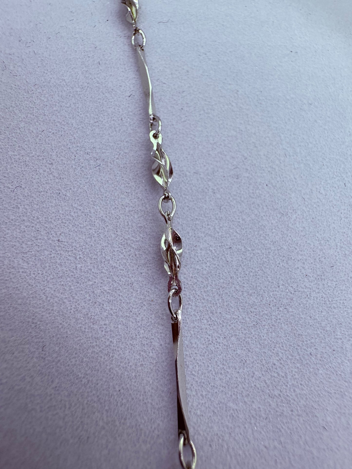925 interlock design delicate chain