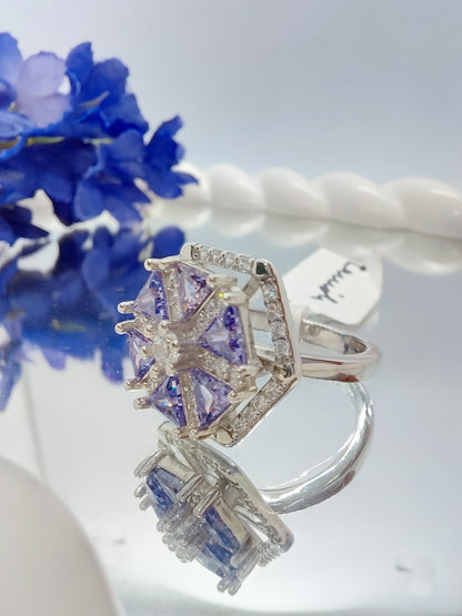 The Amethyst Snowflake ring