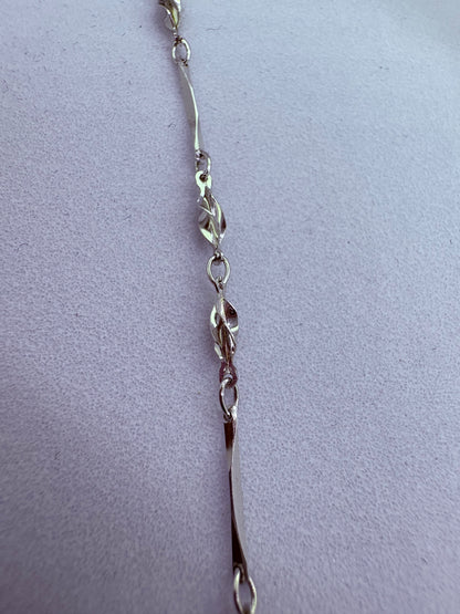 925 interlock design delicate chain