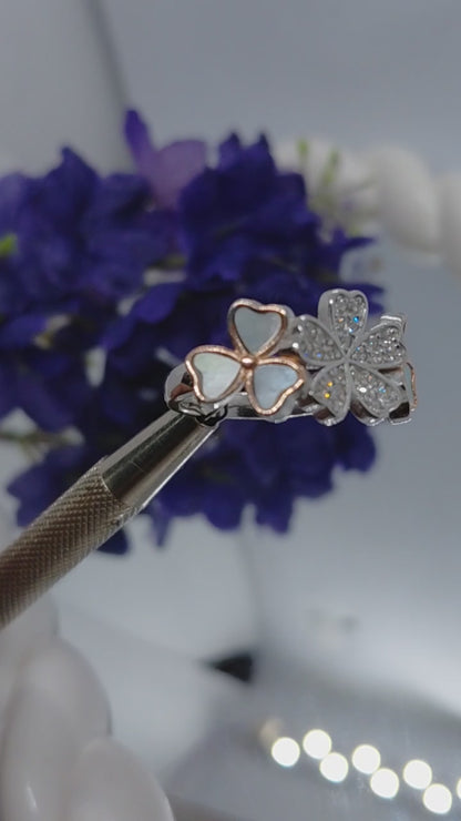 The flower trio (mother of pearl)