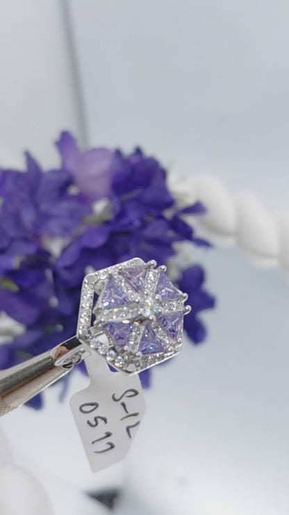 The Amethyst Snowflake ring