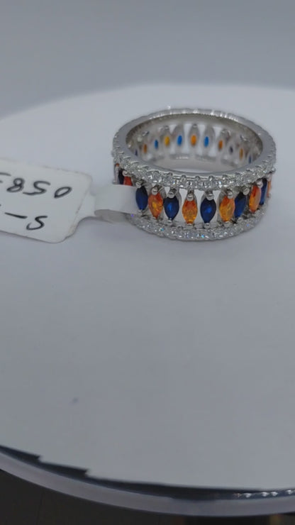Exclusive 3 in 1 tricolour 925 ring
